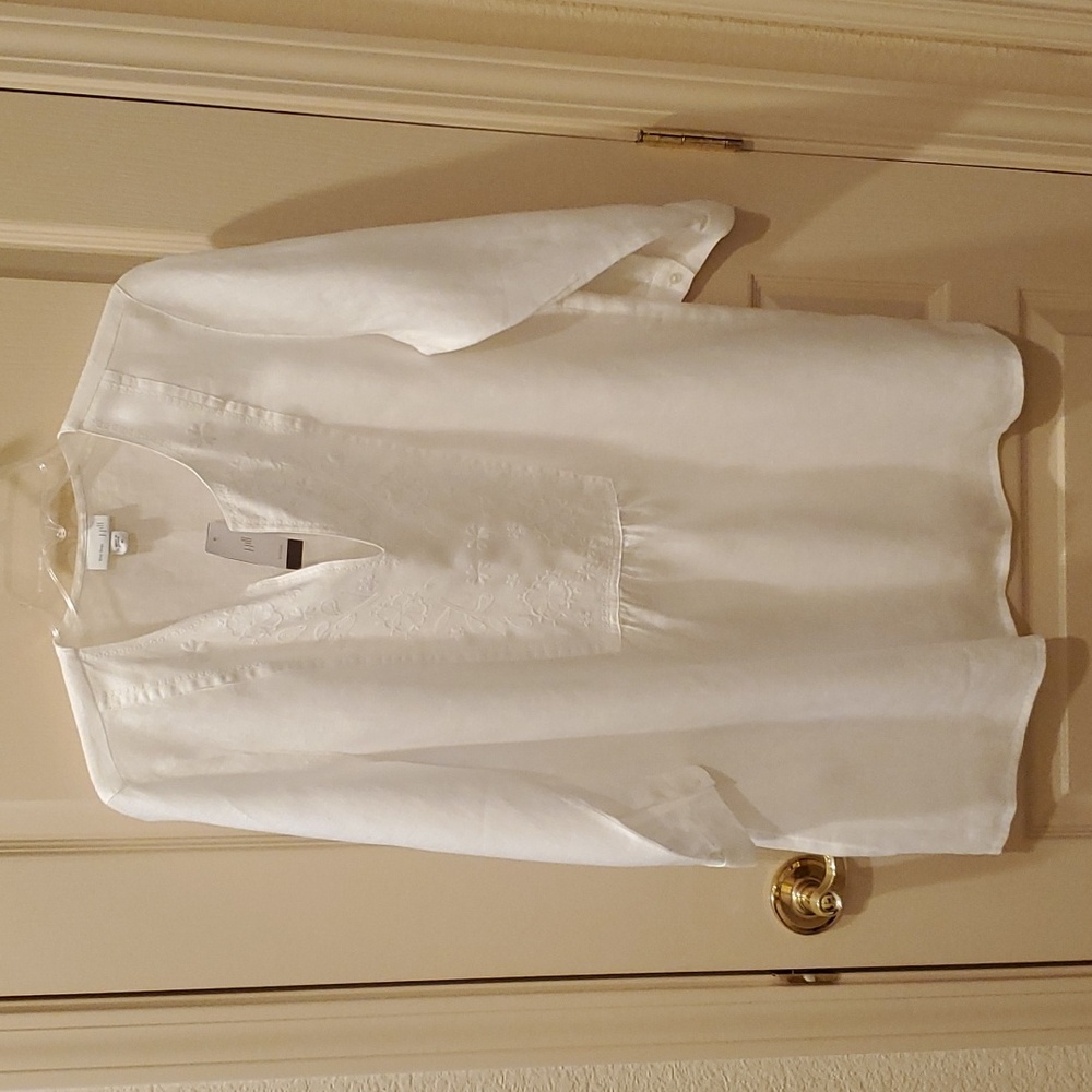 J Jill Linen Tunic Top
